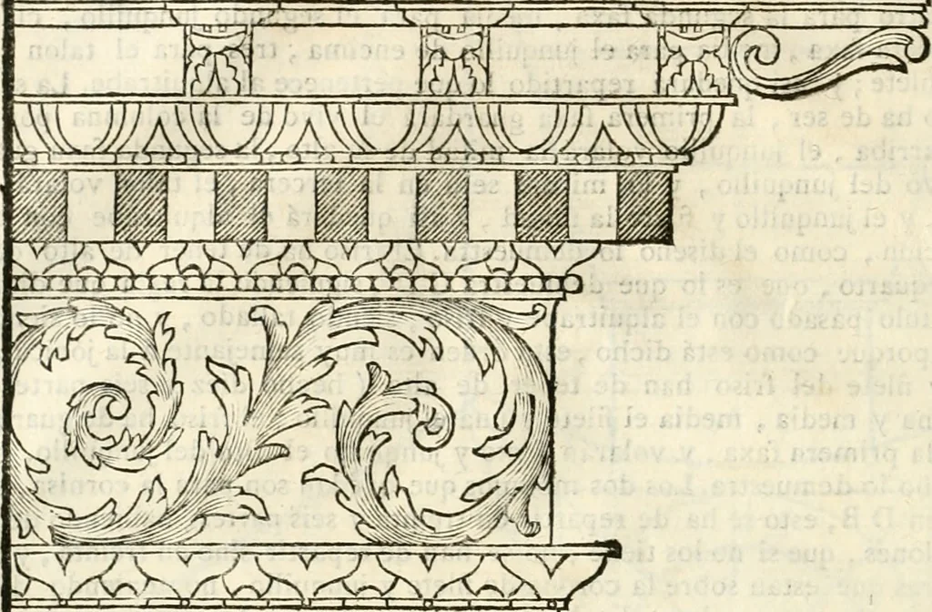 An illustration from Arte y uso de arquitectura, 1796, leaf 93