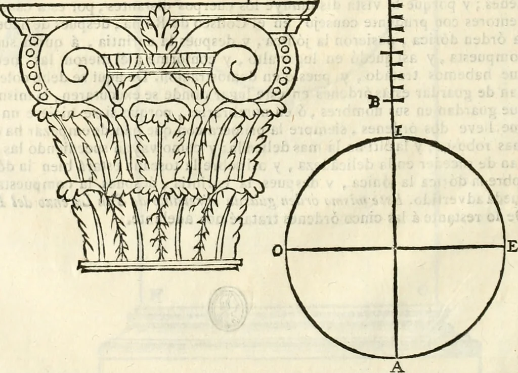 An illustration from Arte y uso de arquitectura, 1796, leaf 97
