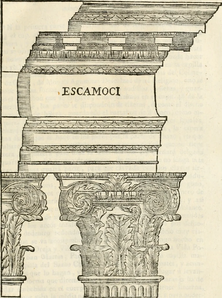 An illustration from Arte y uso de arquitectura, 1796, leaf 152