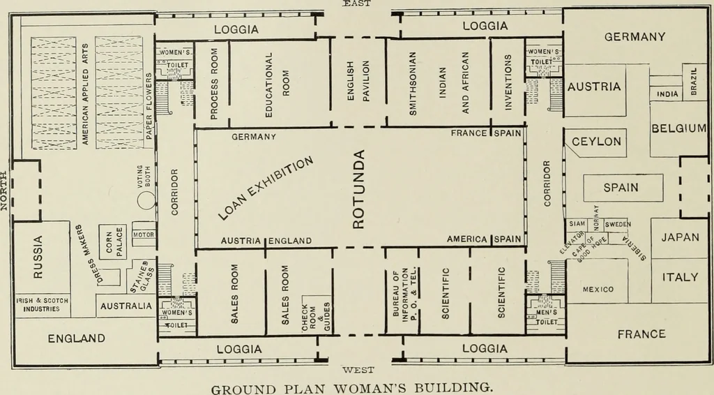 An illustration from Art and handicraft in the Woman's Building of the World's Columbian Exposition, Chicago, 1893, 1894, leaf 9