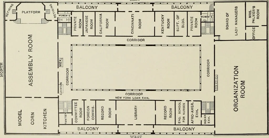 An illustration from Art and handicraft in the Woman's Building of the World's Columbian Exposition, Chicago, 1893, 1894, leaf 9