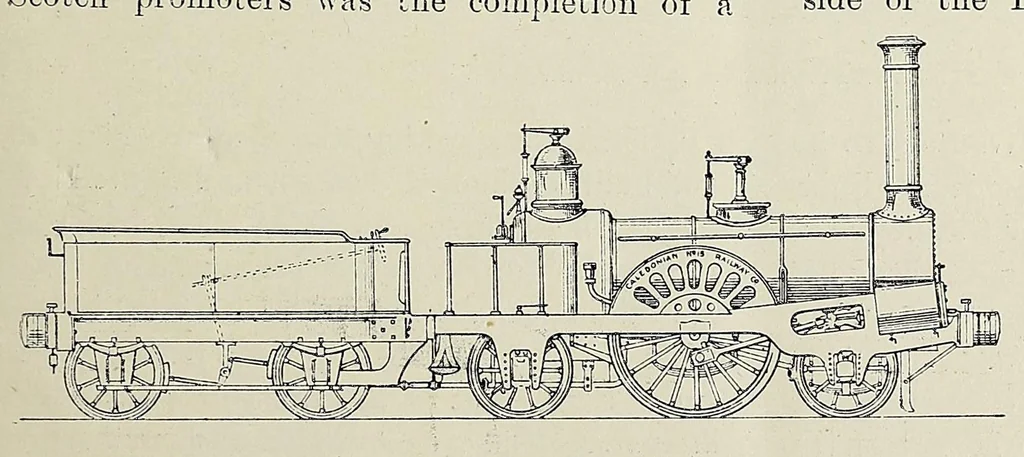 An illustration from [Articles and clippings relating to British railways], 1898, leaf 135