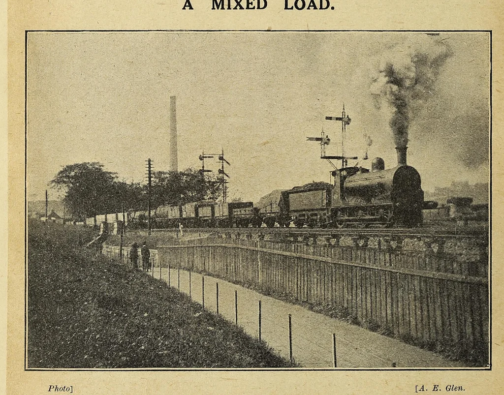 An illustration from [Articles and clippings relating to British railways], 1898, leaf 364