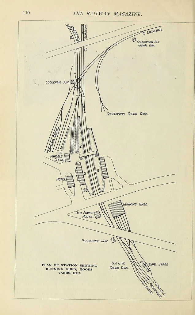 An illustration from [Articles and clippings relating to British railways], 1898, leaf 400