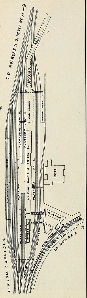 An illustration from [Articles and clippings relating to British railways], 1898, leaf 504