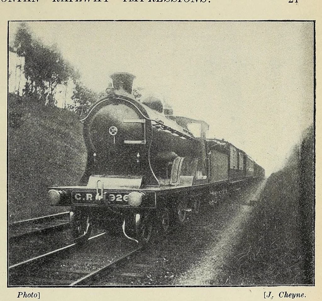 An illustration from [Articles and clippings relating to British railways], 1898, leaf 545