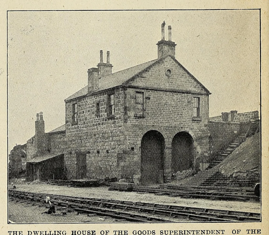 An illustration from [Articles and clippings relating to British railways], 1898, leaf 74