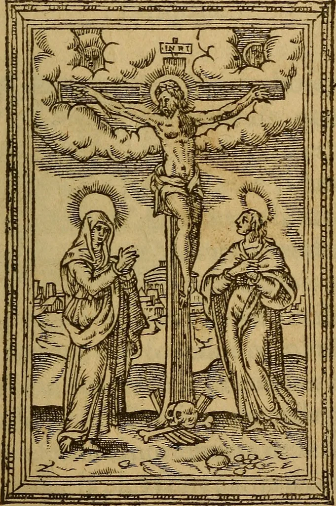 An illustration from Articles de la saincte vnion des catholiques François, 1588, leaf 6