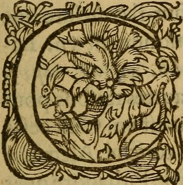 An illustration from Articles de la saincte vnion des catholiques François, 1588, leaf 8
