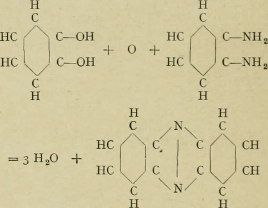 An illustration from Artificial dye-stuffs; their nature, manufacture, and uses, 1917, leaf 145