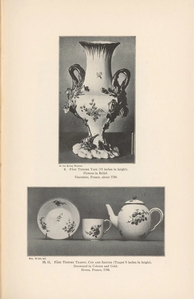 An illustration from Artificial soft paste porcelain, France, Italy, Spain and England, 1907, leaf 31