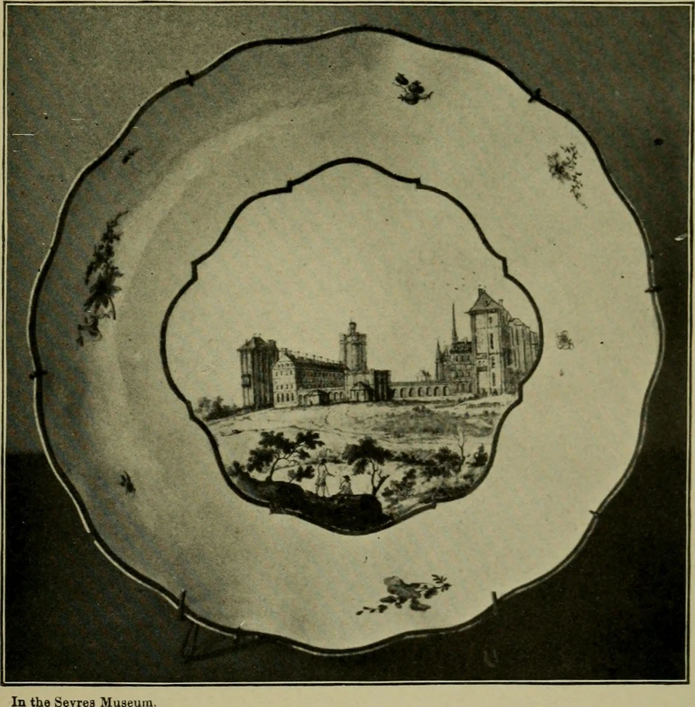 An illustration from Artificial soft paste porcelain : France, Italy, Spain and England, 1907, leaf 26