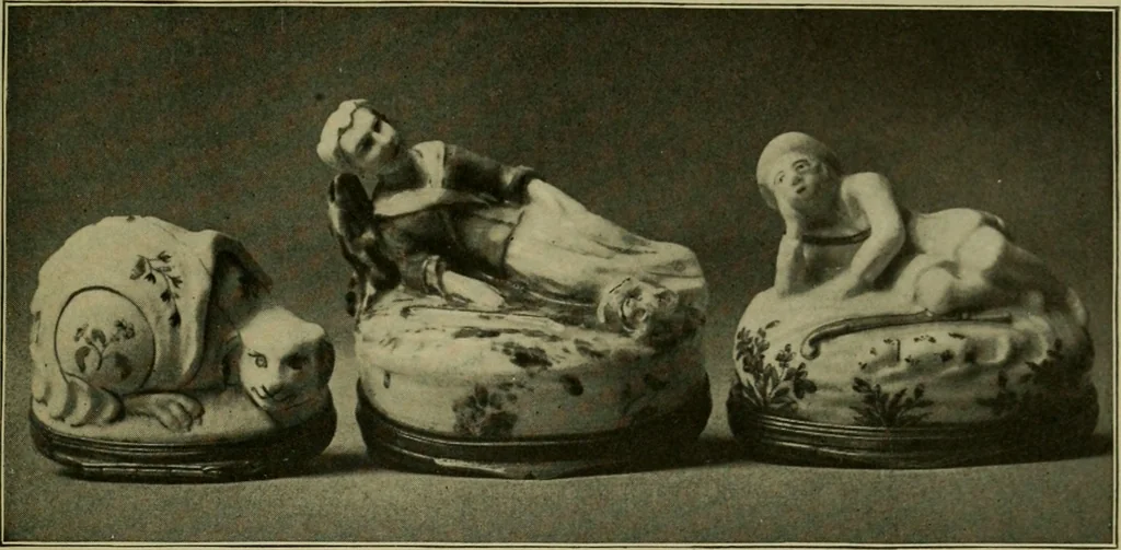 An illustration from Artificial soft paste porcelain : France, Italy, Spain and England, 1907, leaf 26