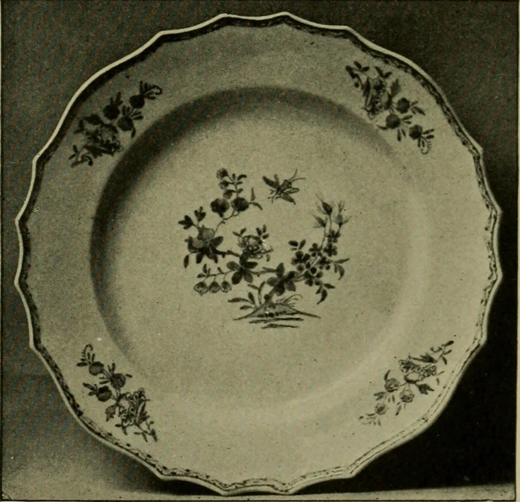 An illustration from Artificial soft paste porcelain : France, Italy, Spain and England, 1907, leaf 44