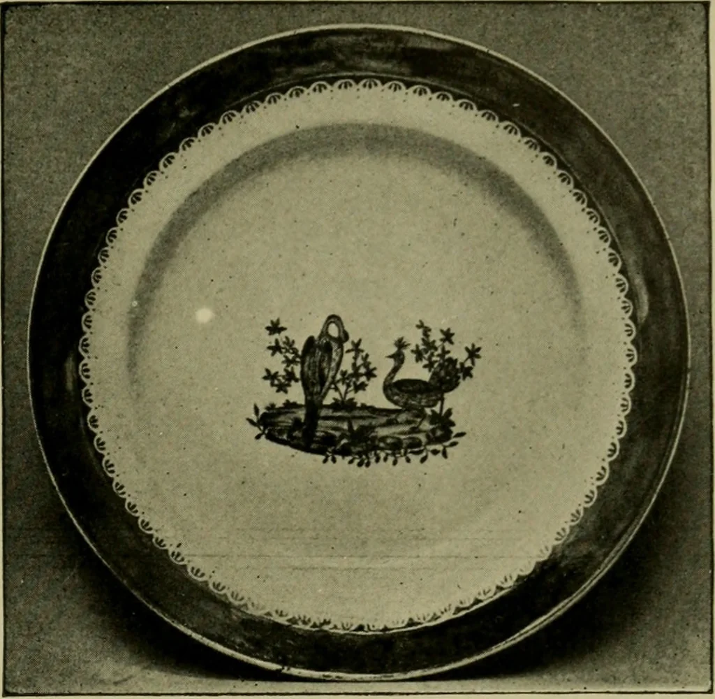 An illustration from Artificial soft paste porcelain : France, Italy, Spain and England, 1907, leaf 46