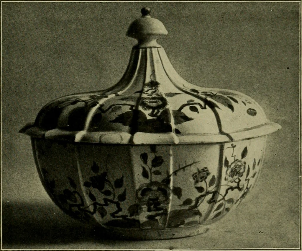 An illustration from Artificial soft paste porcelain : France, Italy, Spain and England, 1907, leaf 52