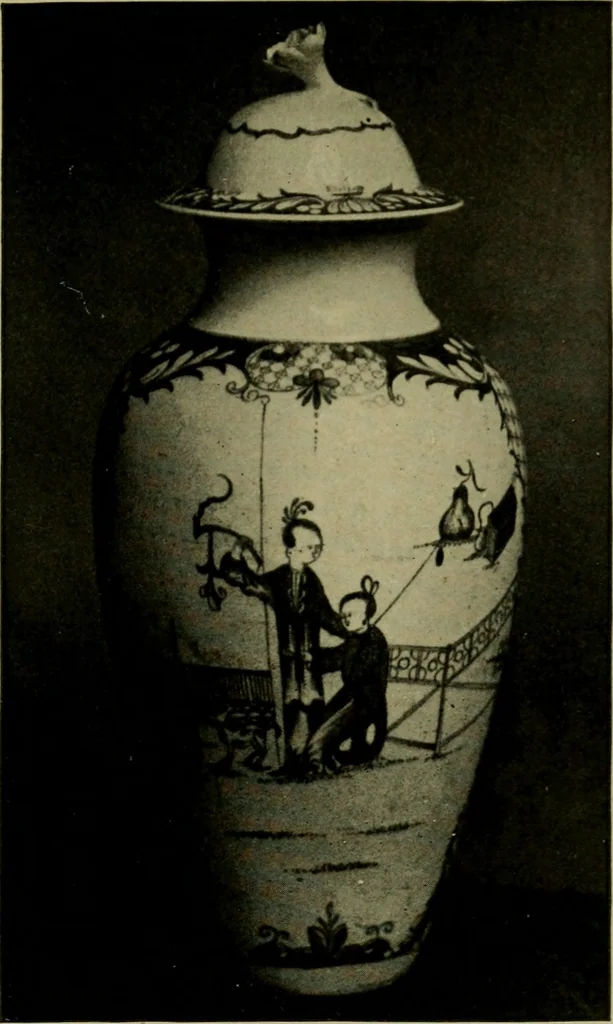 An illustration from Artificial soft paste porcelain : France, Italy, Spain and England, 1907, leaf 66