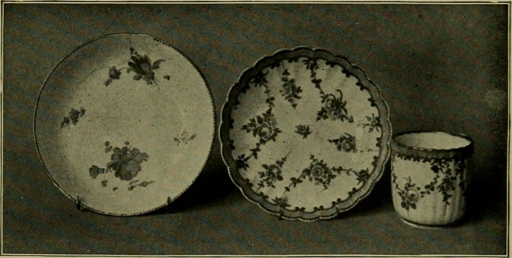 An illustration from Artificial soft paste porcelain : France, Italy, Spain and England, 1907, leaf 66