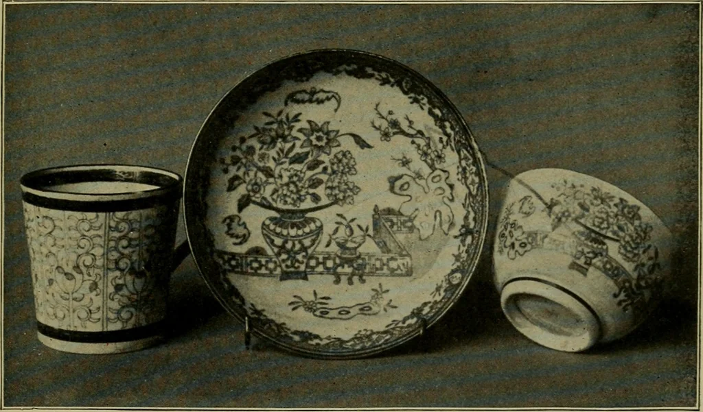 An illustration from Artificial soft paste porcelain : France, Italy, Spain and England, 1907, leaf 70