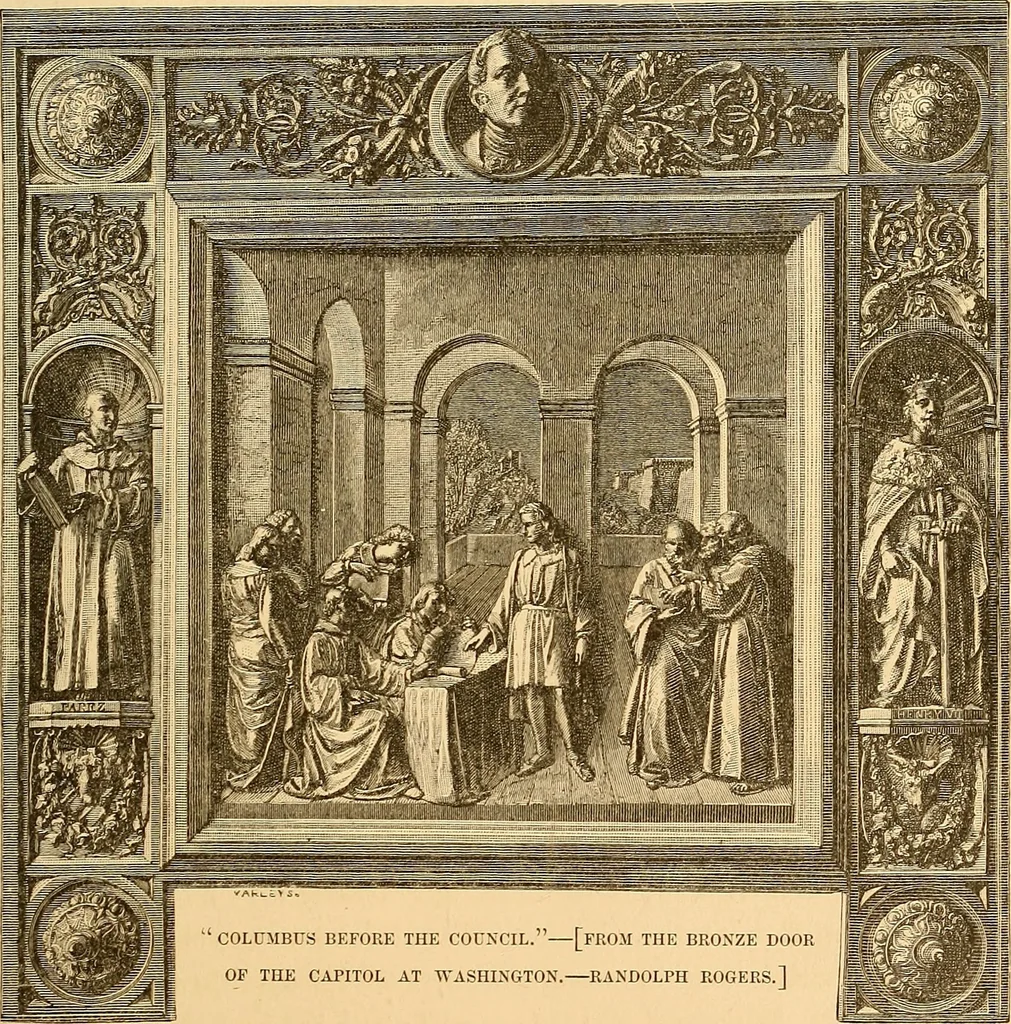 An illustration from Art in America : a critical and historical sketch, 1880, leaf 142