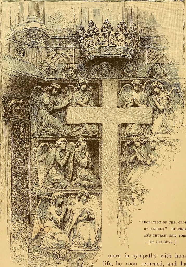An illustration from Art in America : a critical and historical sketch, 1880, leaf 163