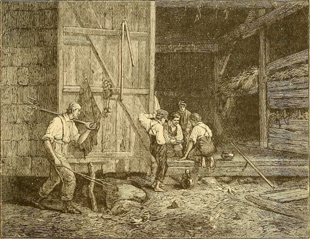 An illustration from Art in America : a critical and historical sketch, 1880, leaf 58