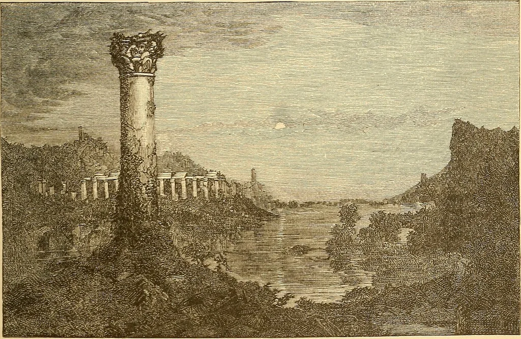 An illustration from Art in America : a critical and historical sketch, 1880, leaf 62