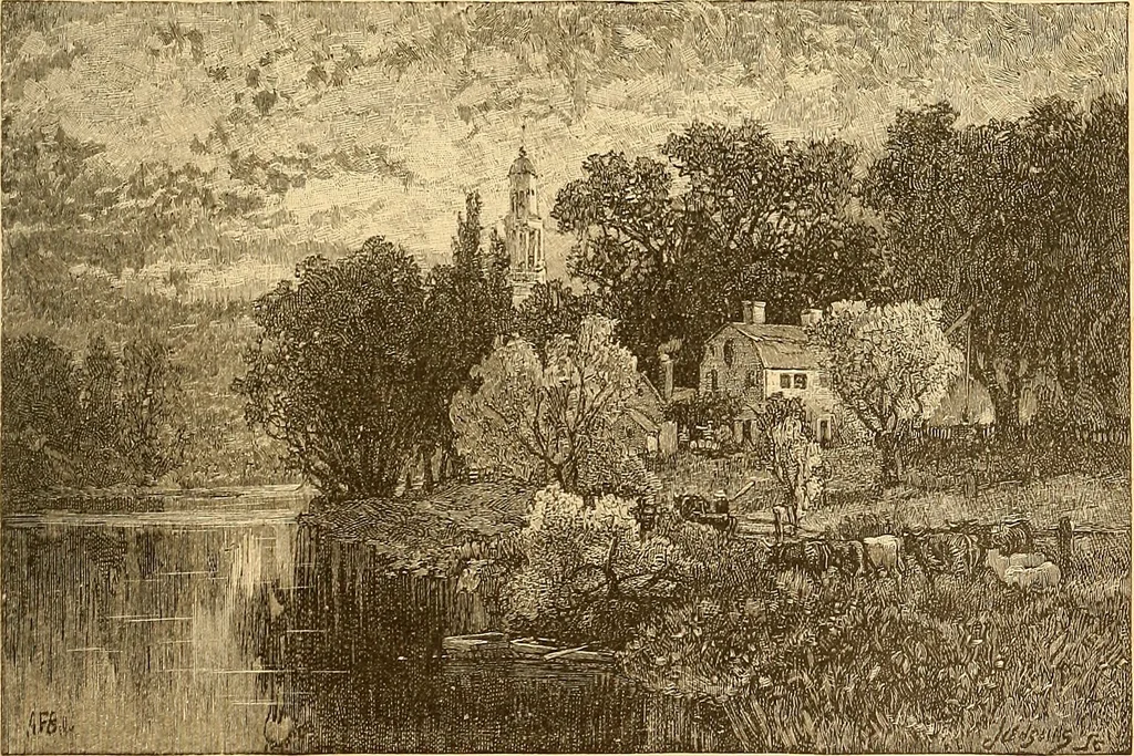 An illustration from Art in America : a critical and historical sketch, 1880, leaf 78