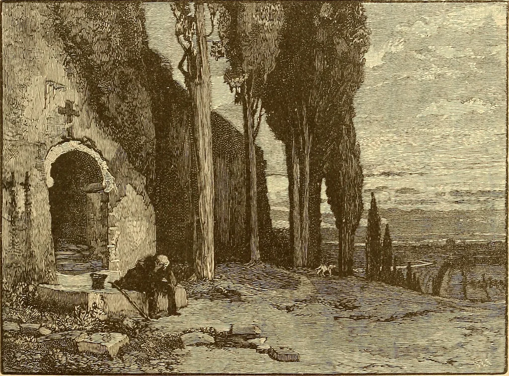 An illustration from Art in America : a critical and historical sketch, 1880, leaf 96