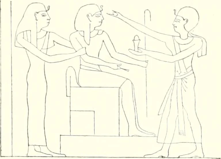 An illustration from A history of art in ancient Egypt, 1883, leaf 110