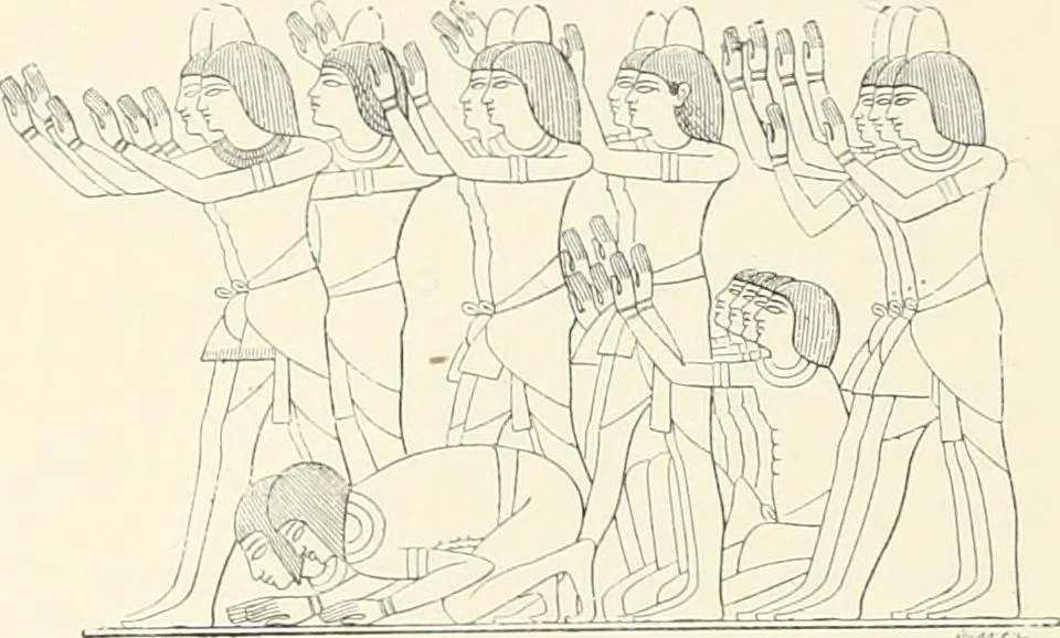 An illustration from A history of art in ancient Egypt, 1883, leaf 111