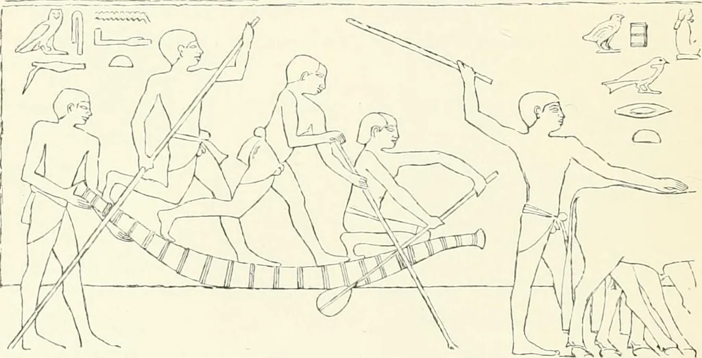 An illustration from A history of art in ancient Egypt, 1883, leaf 117