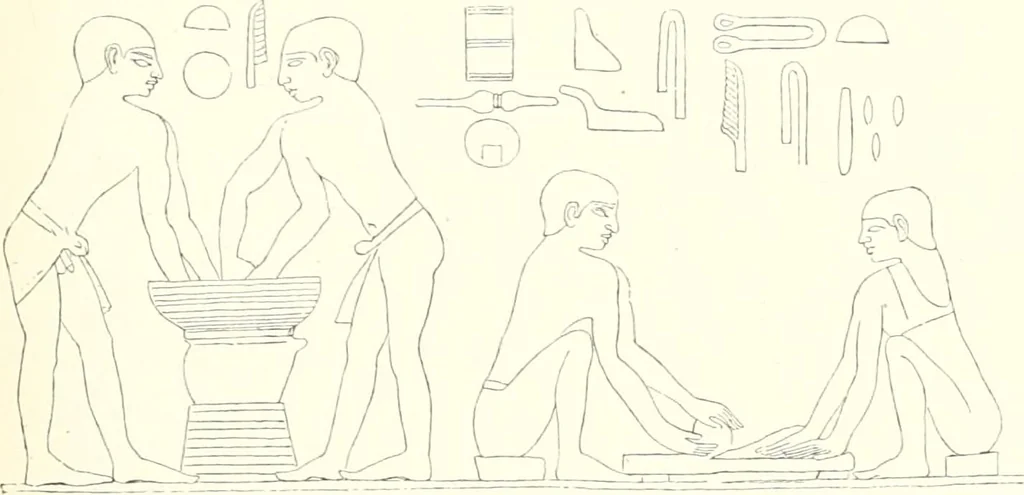 An illustration from A history of art in ancient Egypt, 1883, leaf 118