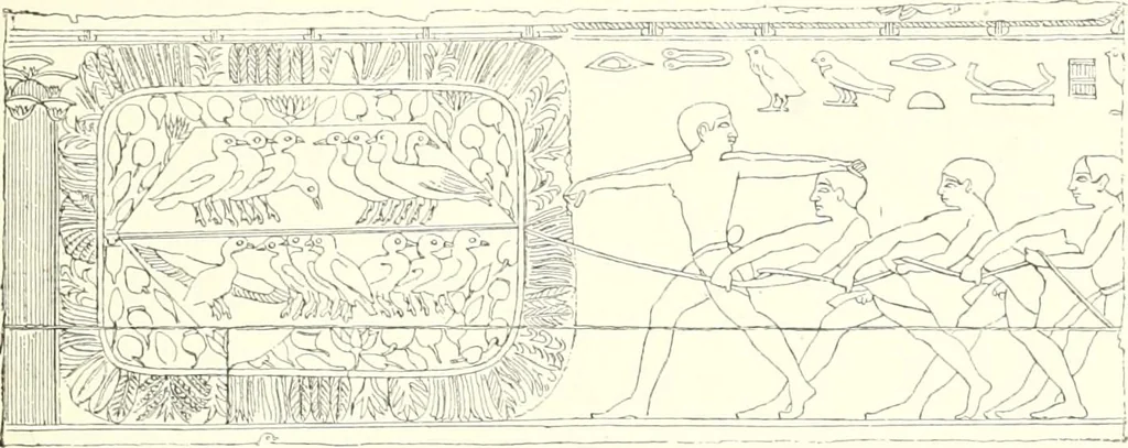 An illustration from A history of art in ancient Egypt, 1883, leaf 120