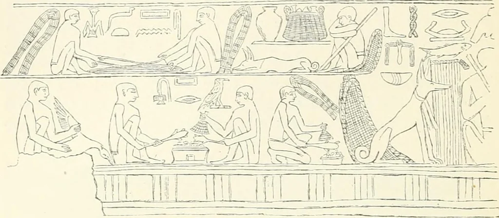 An illustration from A history of art in ancient Egypt, 1883, leaf 121