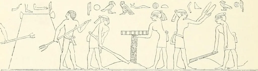 An illustration from A history of art in ancient Egypt, 1883, leaf 121