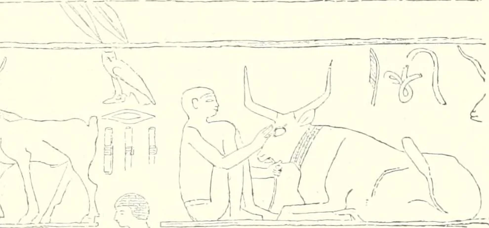 An illustration from A history of art in ancient Egypt, 1883, leaf 122