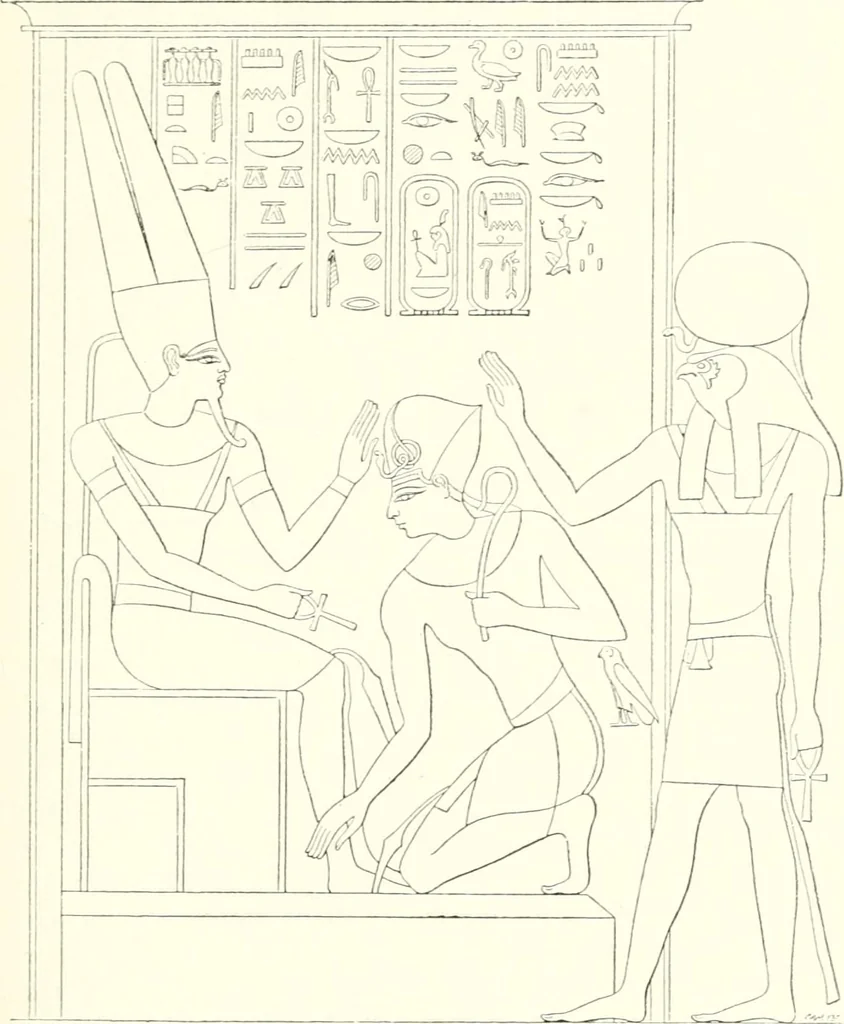 An illustration from A history of art in ancient Egypt, 1883, leaf 130