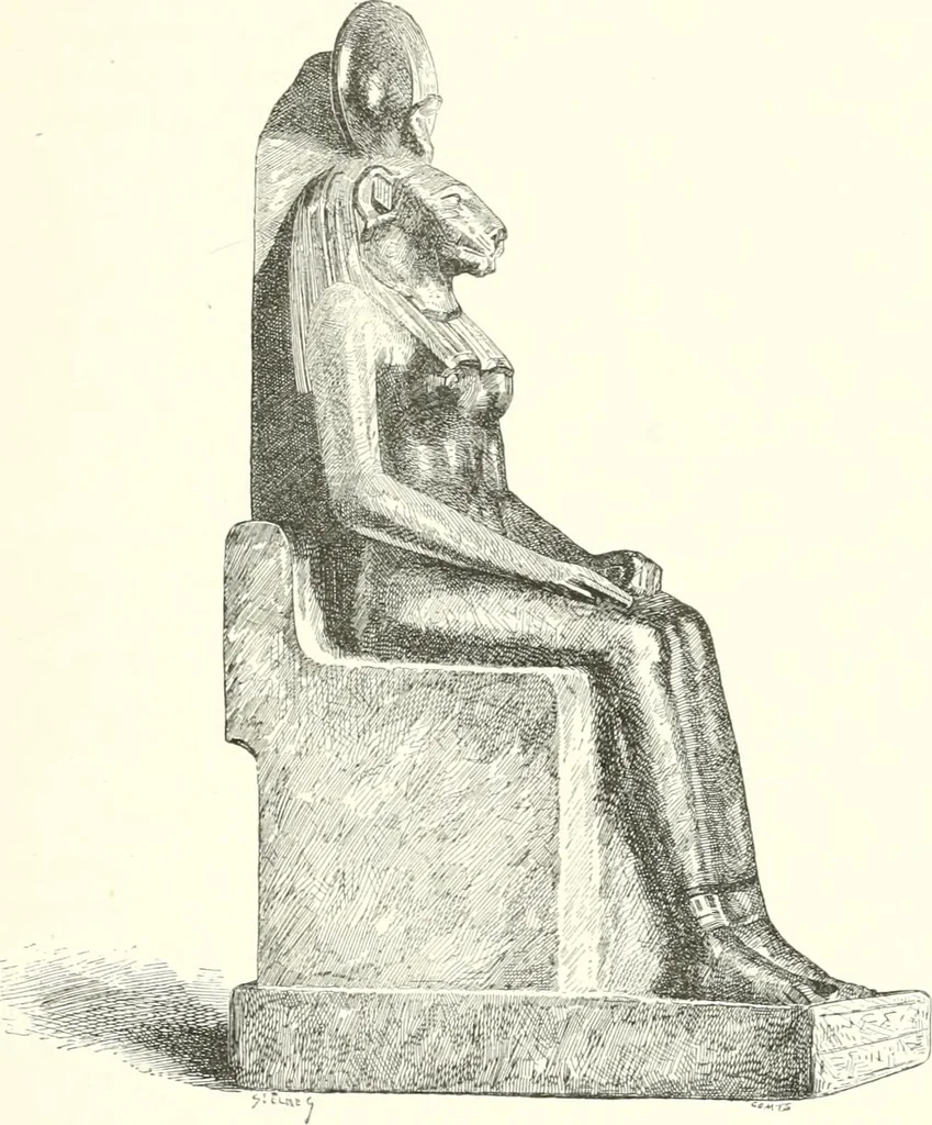 An illustration from A history of art in ancient Egypt, 1883, leaf 144