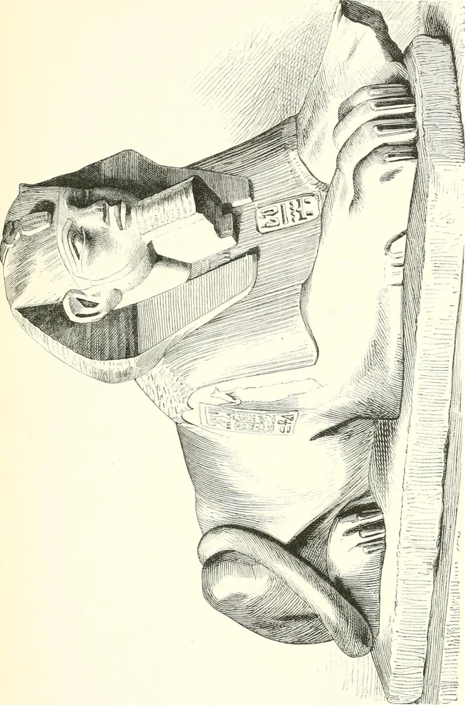 An illustration from A history of art in ancient Egypt, 1883, leaf 146