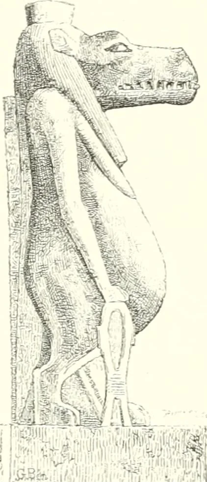 An illustration from A history of art in ancient Egypt, 1883, leaf 148