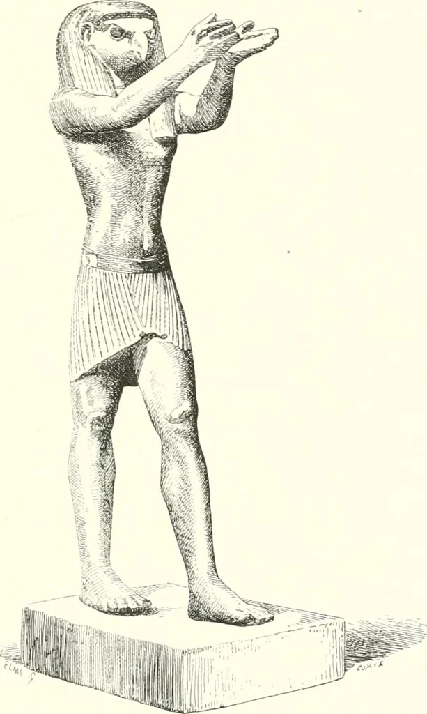 An illustration from A history of art in ancient Egypt, 1883, leaf 150