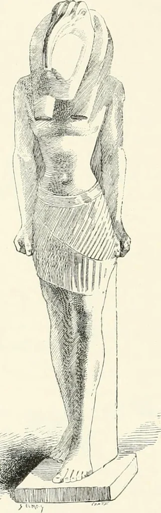 An illustration from A history of art in ancient Egypt, 1883, leaf 151