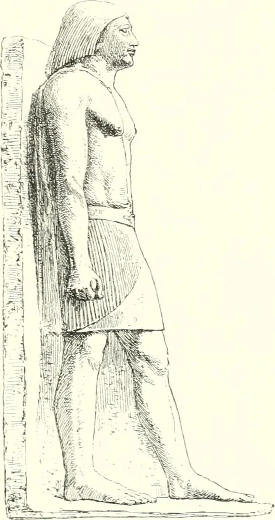 An illustration from A history of art in ancient Egypt, 1883, leaf 160