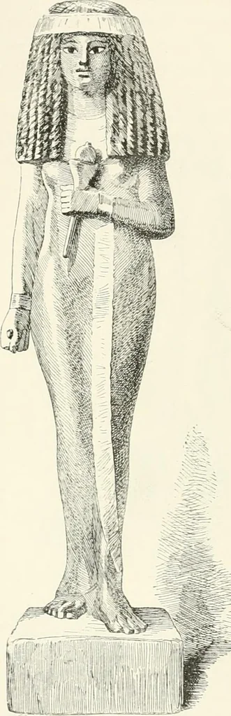 An illustration from A history of art in ancient Egypt, 1883, leaf 161
