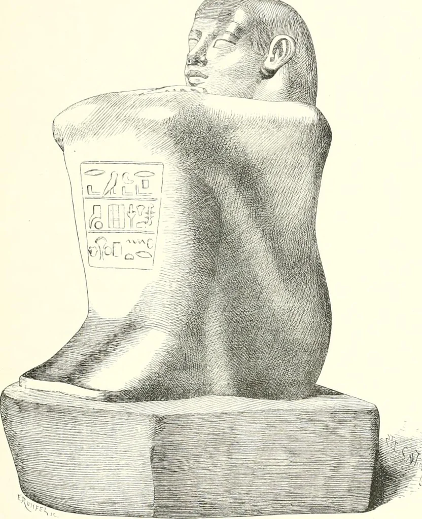 An illustration from A history of art in ancient Egypt, 1883, leaf 164