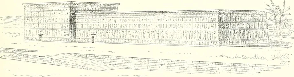 An illustration from A history of art in ancient Egypt, 1883, leaf 184