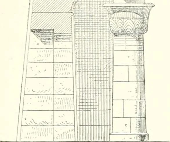 An illustration from A history of art in ancient Egypt, 1883, leaf 186