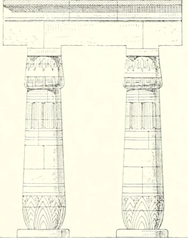 An illustration from A history of art in ancient Egypt, 1883, leaf 186