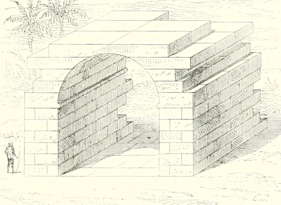 An illustration from A history of art in ancient Egypt, 1883, leaf 198